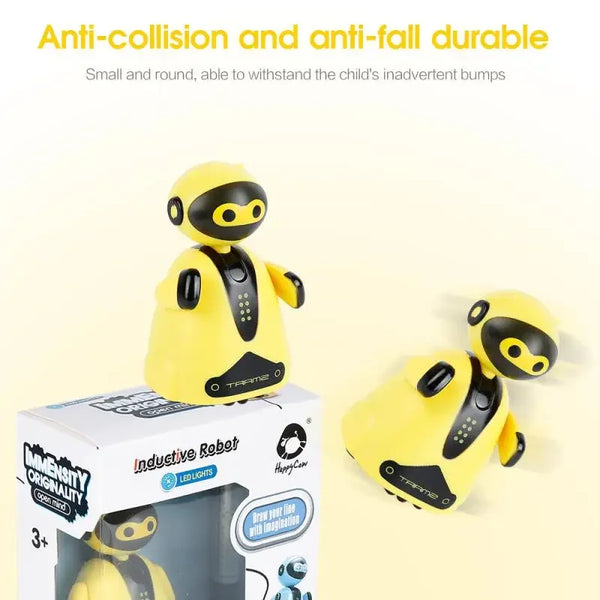 Creative Inductive Electric Robot Car - Draw and Follow Toy for Kids 4