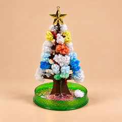 Magic Growing Crystal Christmas Tree Science Kit
