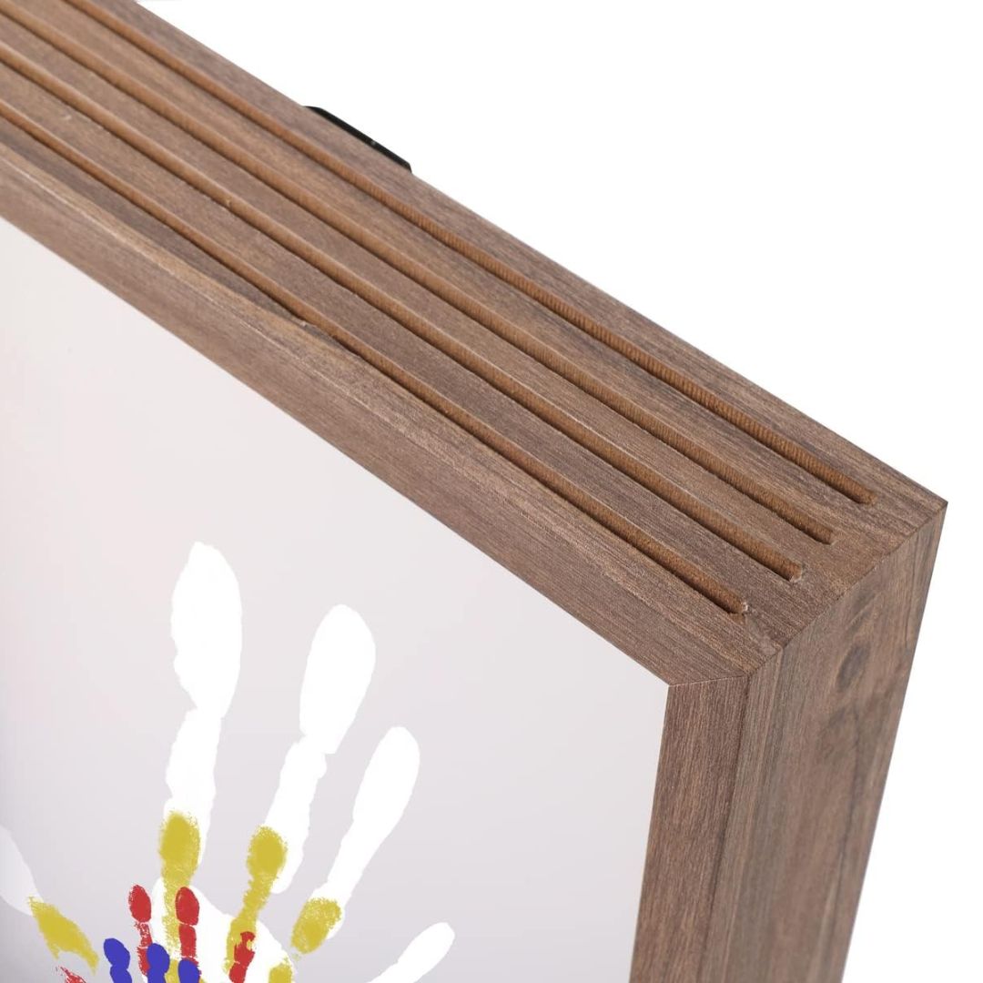 DIY Handprint Keepsake Frame Kit for Toddlers – Customizable Colorful Picture Frame with Durable Wooden Design 4