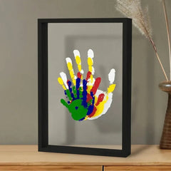 DIY Handprint Keepsake Frame Kit for Toddlers – Customizable Colorful Picture Frame with Durable Wooden Design 5
