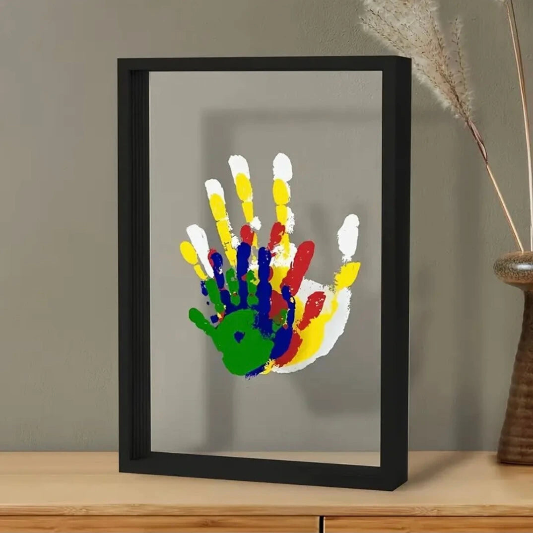 DIY Handprint Keepsake Frame Kit for Toddlers – Customizable Colorful Picture Frame with Durable Wooden Design 5
