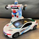 Dynamo Kids' Robot Toy | Automatic Transformation, Lights & Music 0