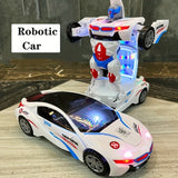 Dynamo Kids' Robot Toy | Automatic Transformation, Lights & Music 1