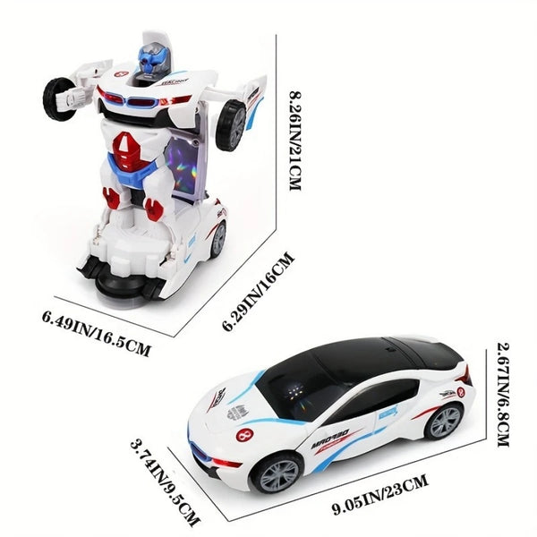 Dynamo Kids' Robot Toy | Automatic Transformation, Lights & Music 5