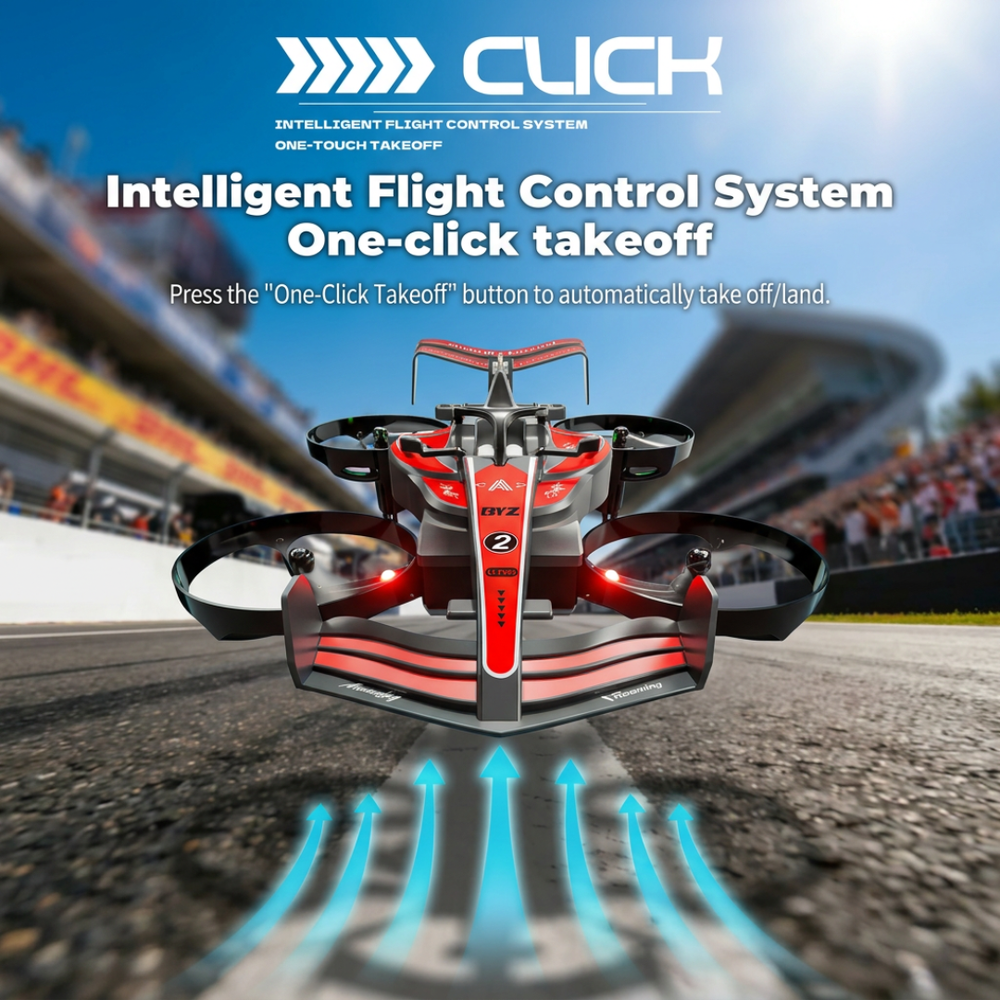 Aero Drift Racing Hybrid Land & Air Drone Car