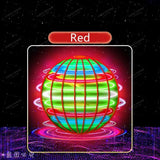 Flingo Kids' Flying Spinner Ball | LED Lights, 360° Rotating Mini UFO 9