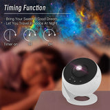 Galaxy Projector Night Light - 12-in-1 Rotating Planetarium Lamp for Kids' Bedroom with HD Projection and Timer 2