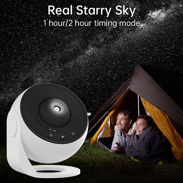 Galaxy Projector Night Light - 12-in-1 Rotating Planetarium Lamp for Kids' Bedroom with HD Projection and Timer 3