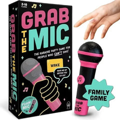 Grab The Mic Karaoke Board Game | Family Fun for 2-10 Players 1