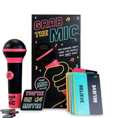 Grab The Mic Karaoke Board Game | Family Fun for 2-10 Players 6