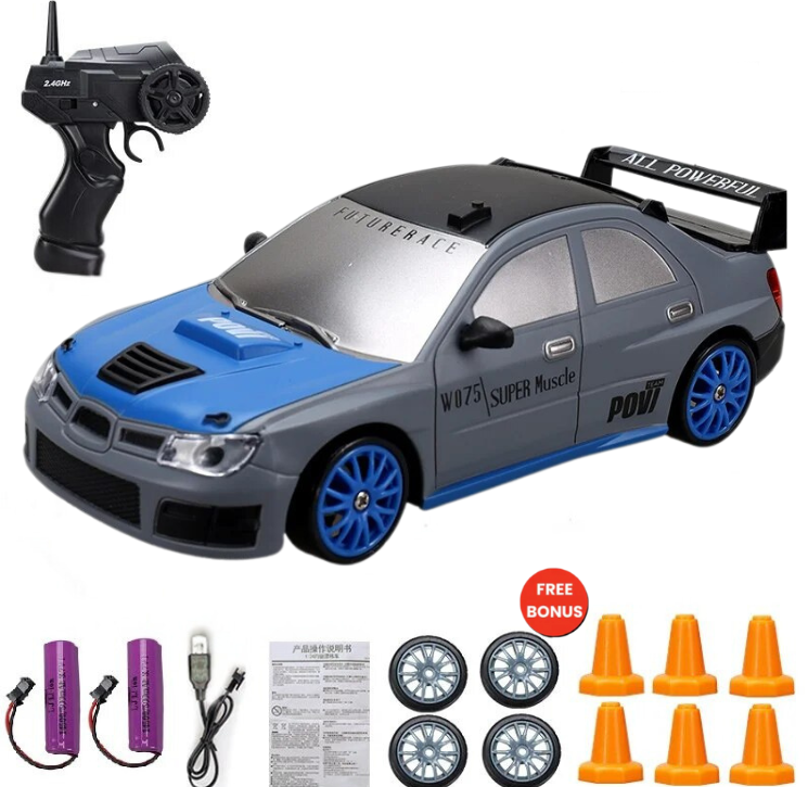 High-Performance Drift RC Car – Durable Remote Control Car Toy for Kids, Fast Speed, Easy Handling, Indoor Outdoor Fun