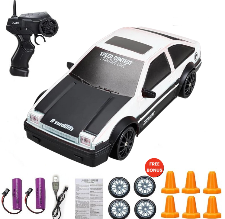 High-Performance Drift RC Car – Durable Remote Control Car Toy for Kids, Fast Speed, Easy Handling, Indoor Outdoor Fun