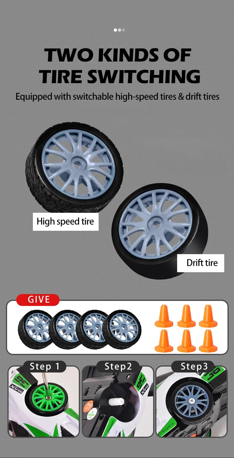 High-Performance Drift RC Car – Durable Remote Control Car Toy for Kids, Fast Speed, Easy Handling, Indoor Outdoor Fun 6