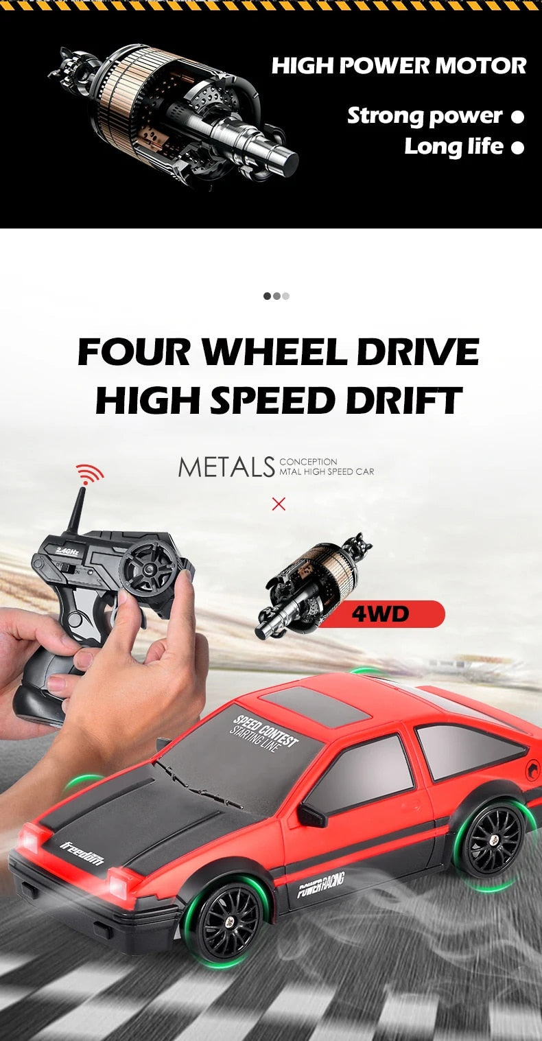 High-Performance Drift RC Car – Durable Remote Control Car Toy for Kids, Fast Speed, Easy Handling, Indoor Outdoor Fun 8