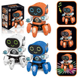 Interactive Dancing Robot Octopus Toy for Kids - Colorful LED Lights & Music 0