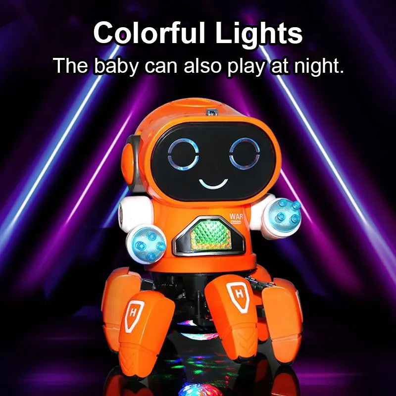 Interactive Dancing Robot Octopus Toy for Kids - Colorful LED Lights & Music 1