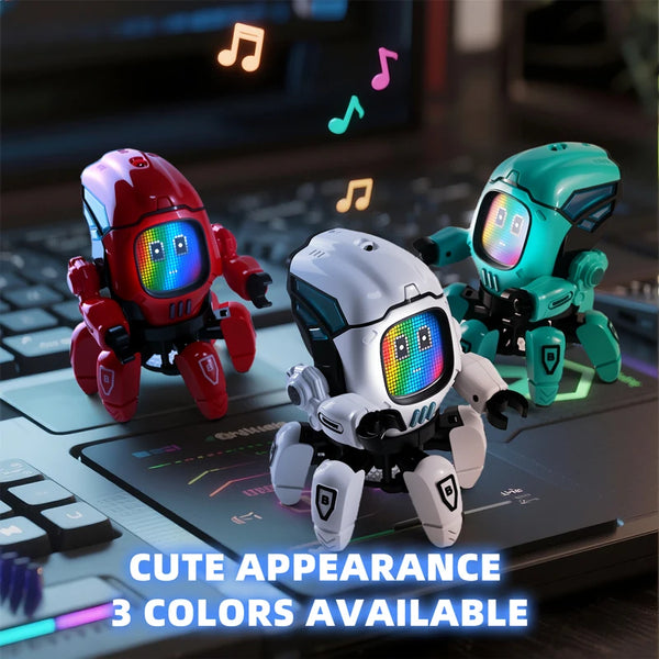 Interactive Dancing Robot Octopus Toy for Kids - Colorful LED Lights & Music 3