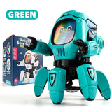 Interactive Dancing Robot Octopus Toy for Kids - Colorful LED Lights & Music 7