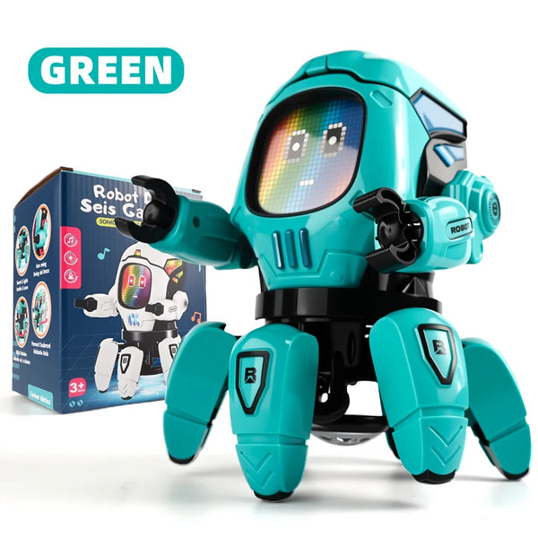 Interactive Dancing Robot Octopus Toy for Kids - Colorful LED Lights & Music 7
