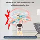 Interactive Levitating Flying Drone Toy with Luminous Glow – Wireless Rotatable Ball for Kids – Outdoor Fun 4