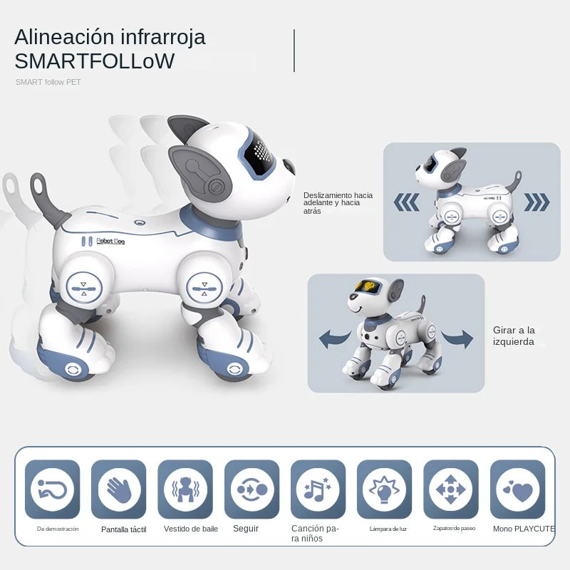 Interactive Robot Dog with Programming, Stunt Features, Touch Sensors – Safe for Kids, Engaging Companion 4