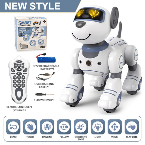 Interactive Robot Dog with Programming, Stunt Features, Touch Sensors – Safe for Kids, Engaging Companion 6