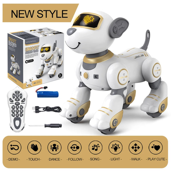 Interactive Robot Dog with Programming, Stunt Features, Touch Sensors – Safe for Kids, Engaging Companion 8