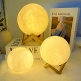 LED Moon Light - 3D Galaxy Night Lamp for Kids' Bedrooms 2