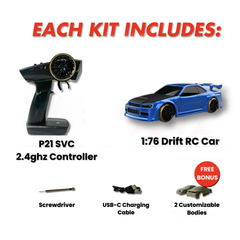 Mini Drifters Remote Control Toy Cars for Kids – Compact Indoor Racing Vehicles