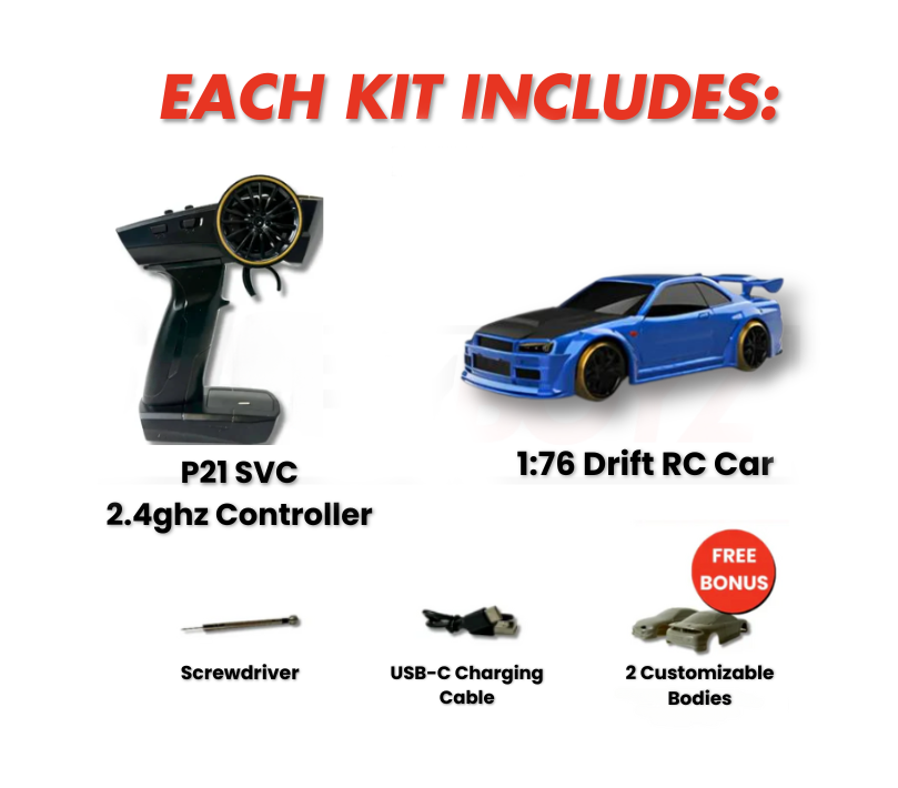 Mini Drifters Remote Control Toy Cars for Kids – Compact Indoor Racing Vehicles