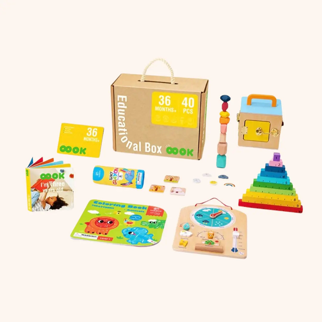 Montessori Play Kit for Toddlers 36+ Months – Hands-On Learning Toys for Creative Play and Development 0