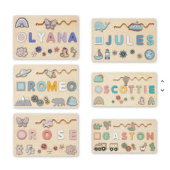 Personalized Wooden Name Puzzle for Toddlers - Custom Educational Toy for Letter Recognition and Fine Motor Skills 6