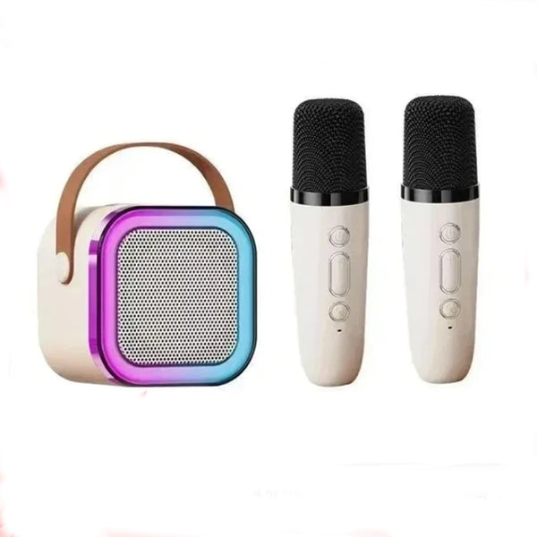 Kids Karaoke Machine | Portable Bluetooth System with Dual Wireless Microphones