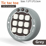 Portable Electronic Tic-Tac-Toe Game for Kids and Adults – Educational Puzzle Board in Orange and Yellow, Compact and Durable Design 7