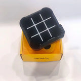 Portable Electronic Tic-Tac-Toe Game for Kids and Adults – Educational Puzzle Board in Orange and Yellow, Compact and Durable Design 9
