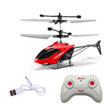 Rechargeable Mini RC Helicopter - Safe Remote Control Toy for Kids, Durable Plastic, USB Rechargeable, Fun Indoor Flying Excitement 0