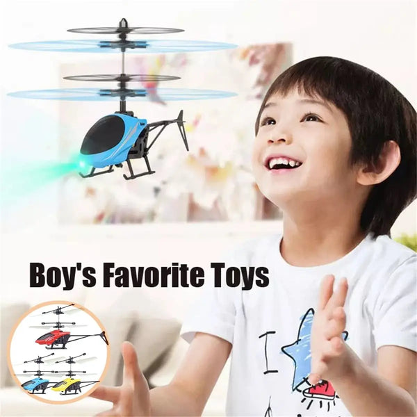 Rechargeable Mini RC Helicopter - Safe Remote Control Toy for Kids, Durable Plastic, USB Rechargeable, Fun Indoor Flying Excitement 1