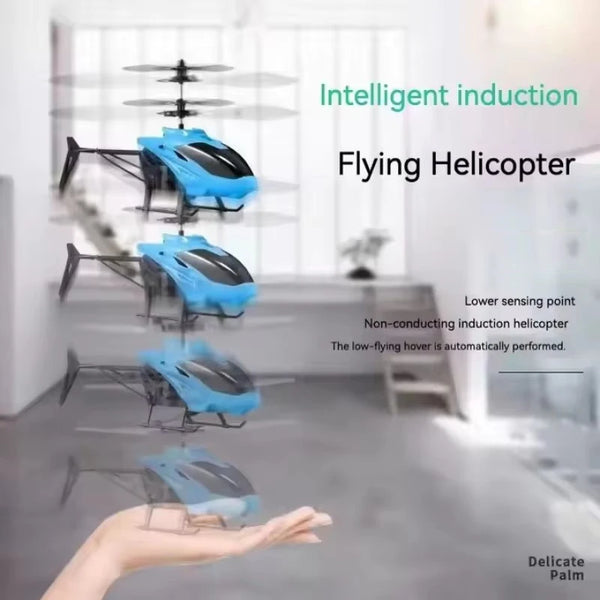 Rechargeable Mini RC Helicopter - Safe Remote Control Toy for Kids, Durable Plastic, USB Rechargeable, Fun Indoor Flying Excitement 2