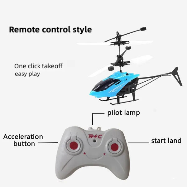 Rechargeable Mini RC Helicopter - Safe Remote Control Toy for Kids, Durable Plastic, USB Rechargeable, Fun Indoor Flying Excitement 4