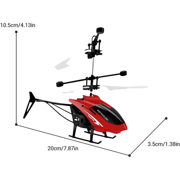 Rechargeable Mini RC Helicopter - Safe Remote Control Toy for Kids, Durable Plastic, USB Rechargeable, Fun Indoor Flying Excitement 5