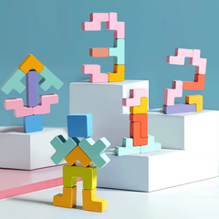 Tetris Wooden Children's Toys