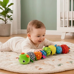 Sensory Plush Caterpillar Toy | Engaging Musical Features & Soft Fabric | Stimulates Touch and Auditory Learning for Babies 4