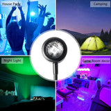 USB Sunset Lamp - LED Rainbow Neon Night Light Projector for Bedroom Decor 1