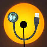 USB Sunset Lamp - LED Rainbow Neon Night Light Projector for Bedroom Decor 10