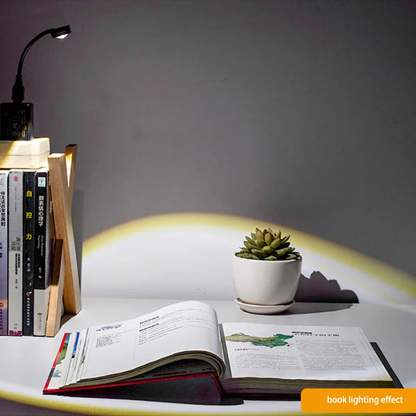 USB Sunset Lamp - LED Rainbow Neon Night Light Projector for Bedroom Decor 3