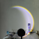 USB Sunset Lamp - LED Rainbow Neon Night Light Projector for Bedroom Decor 9