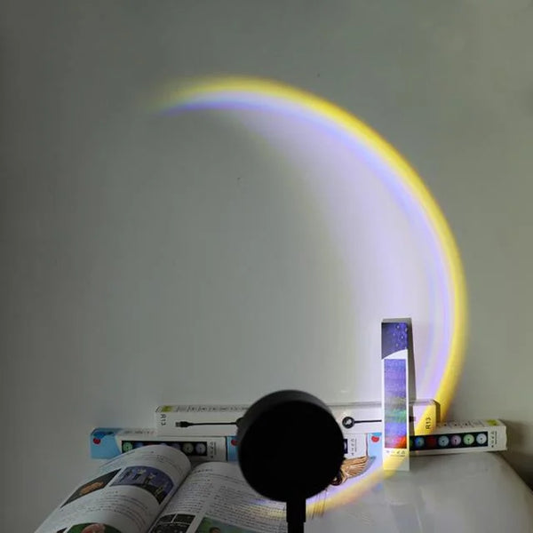 USB Sunset Lamp - LED Rainbow Neon Night Light Projector for Bedroom Decor 9