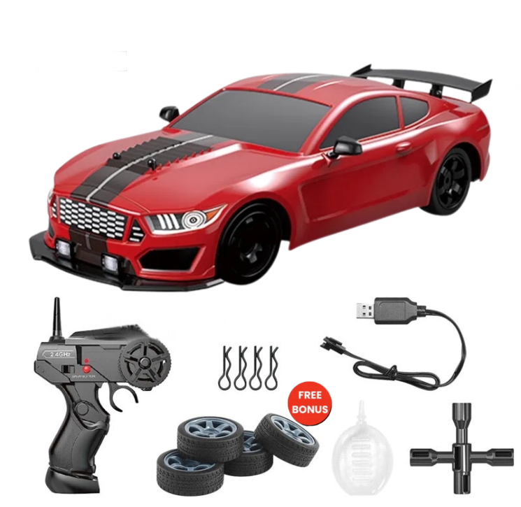 Remote Control Drift Car With Real Exhaust System