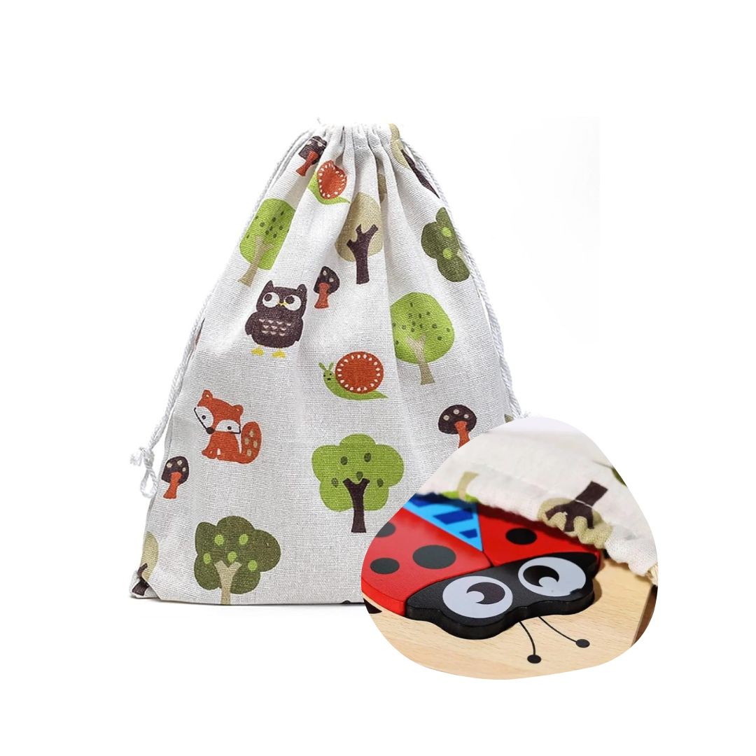 Wooden Animal Puzzle Set for Toddlers – 6 Engaging Animal Puzzles for Cognitive Development 3