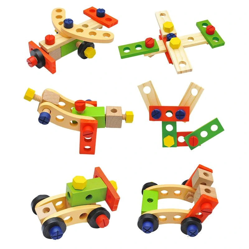Wooden Craft Kit for Toddlers – Colorful Building Set for Creative Play 2